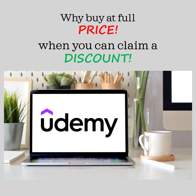 Udemy - claim your discount!