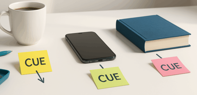 Make it Obvious noticing daily cues.